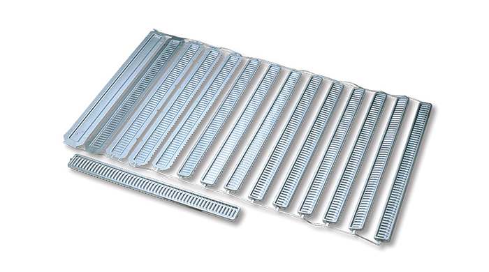 Radiator Header Strip Layout