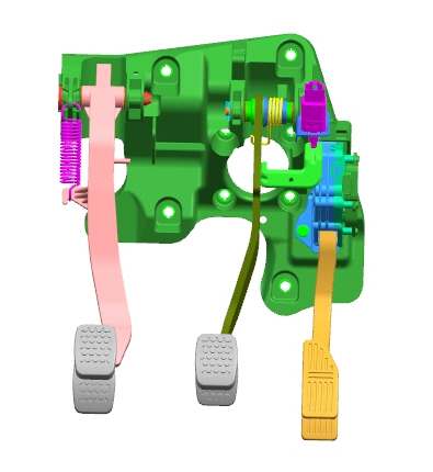 FED PEDAL ASSEMBLY 2