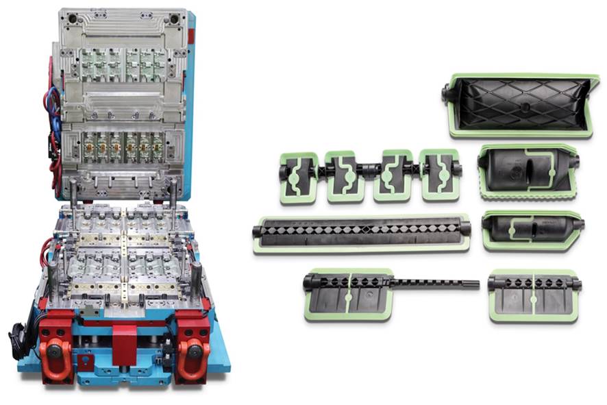 2K Molding for H-VAC Door Parts