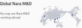 Look at the workshops all over the world, where the Nara M&D’s brand is prevailing