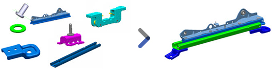 Structure and Assembly of Rail Ass’y